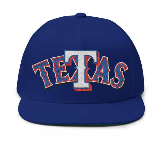 Texas Rangers TETAS mlb custom snapback hat