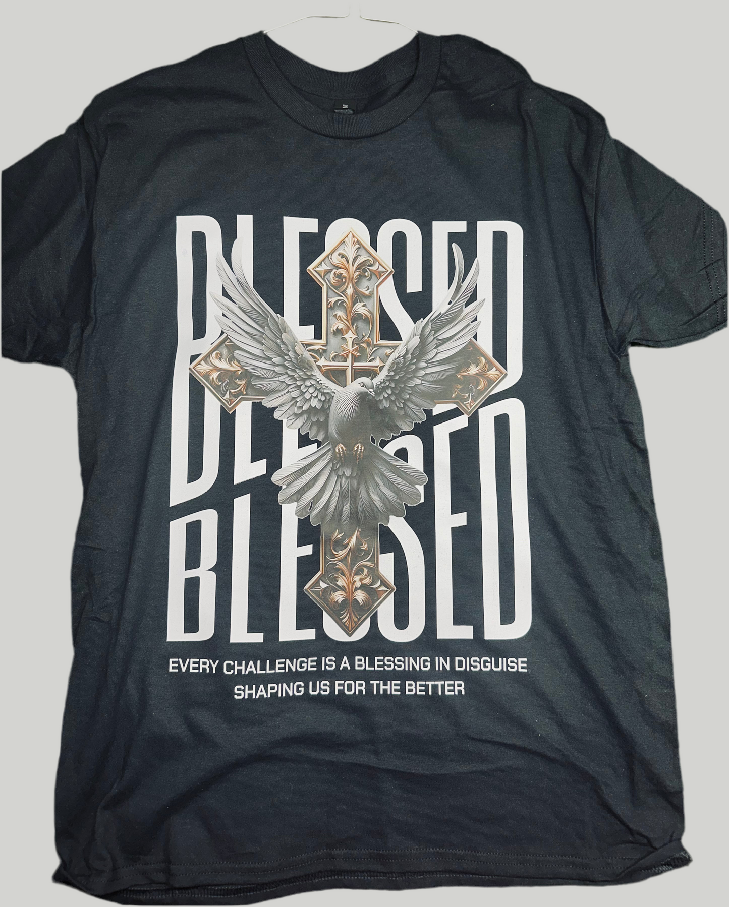 blessed t shirt with dove