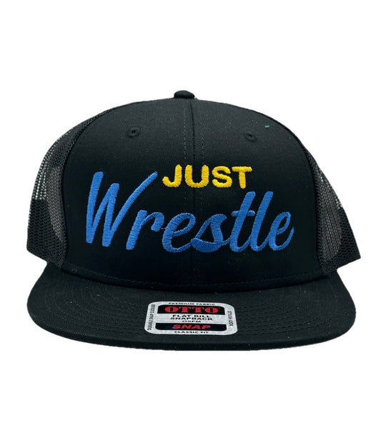 Just wrestle black trucker
