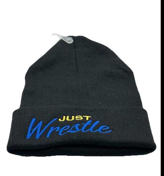 Just wrestle black beanie