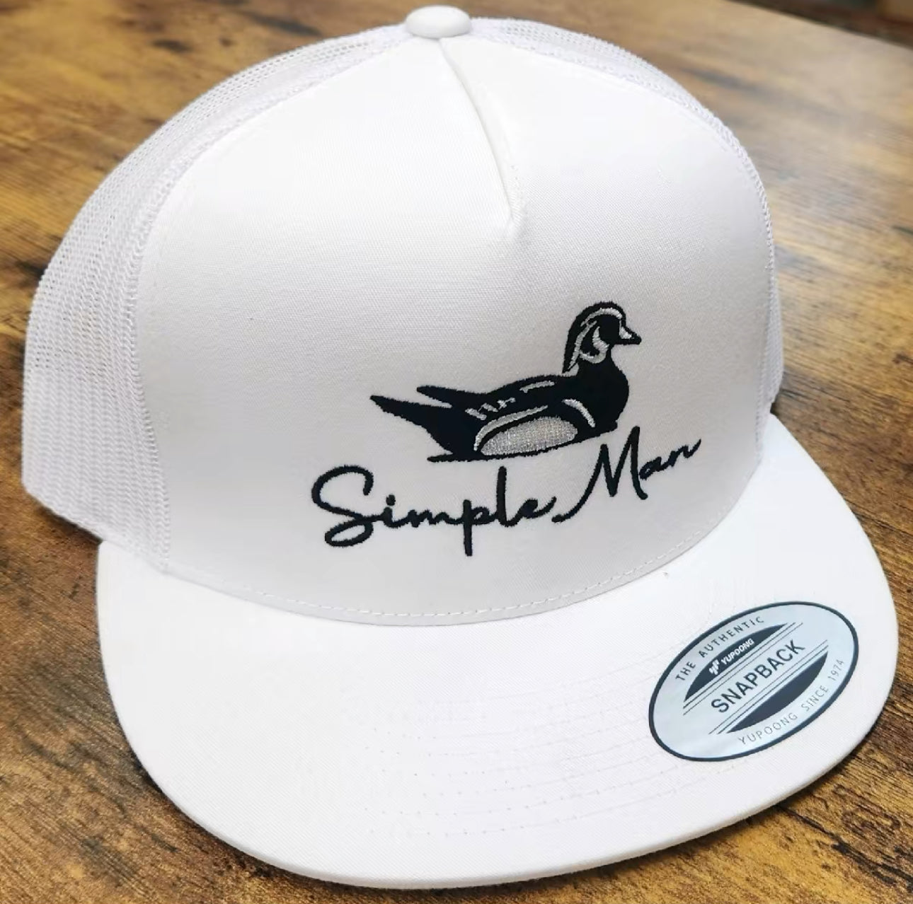 Simple Man trucker hat - wood duck