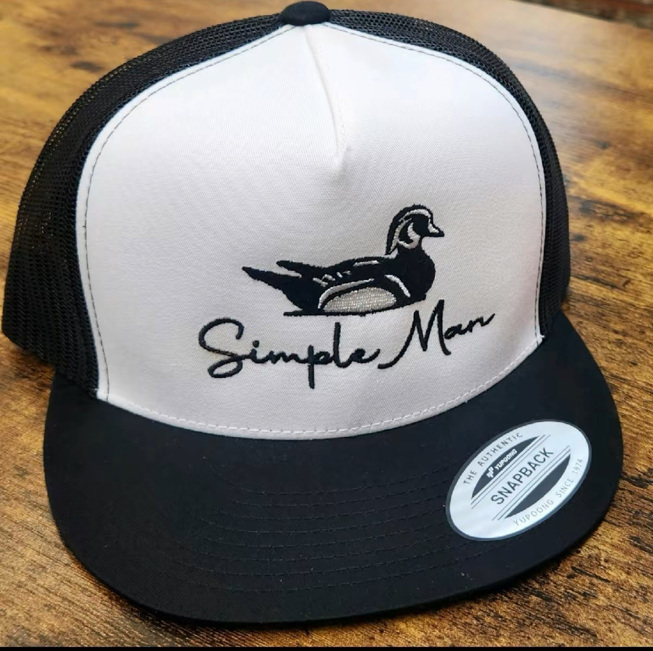 Simple Man trucker hat - wood duck