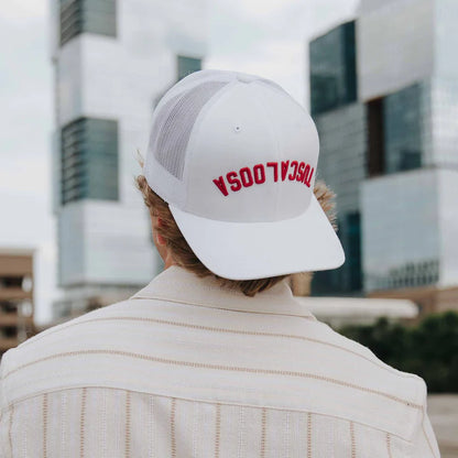Embroidered with Nashville, TN - 3D Raised Embroidery - Cotton/Polyester Classic Trucker Fit - Adjustable Snap-back - Custom item not for resale.