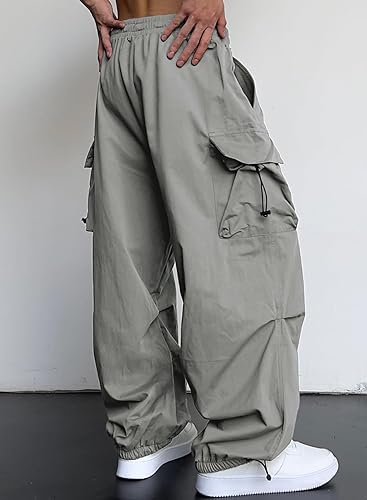 Men's Baggy Cargo Pants Parachute Streetwear BLNK BRAND