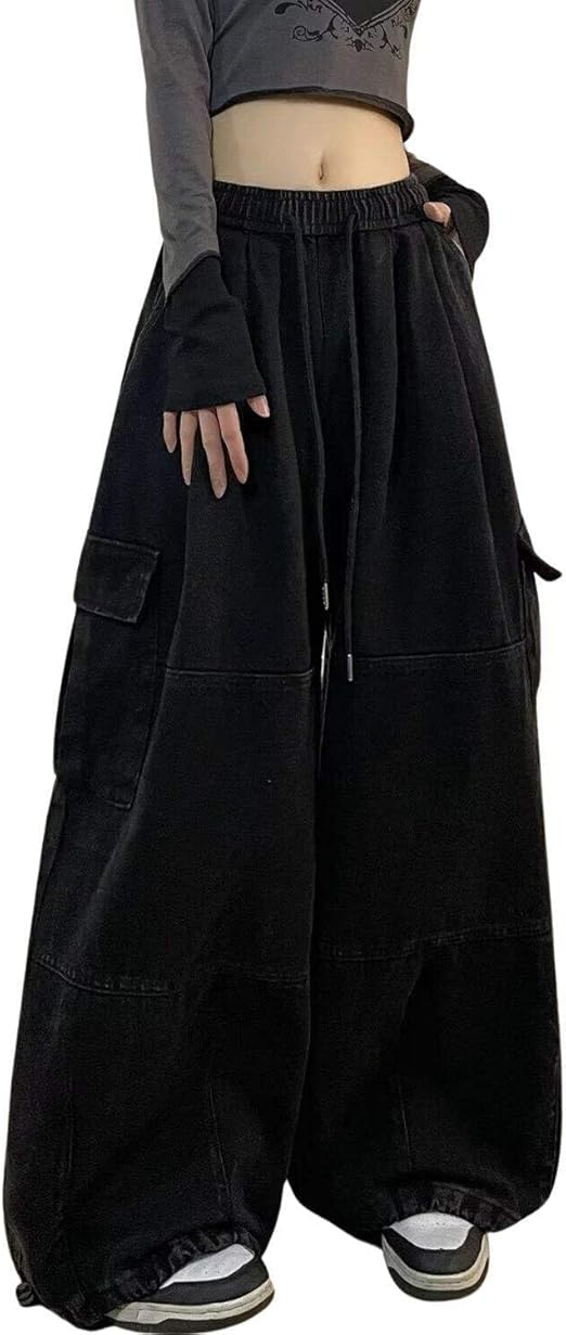 Baggy Cargo Pants for Women Men Y2k Wide Leg Sweatpants High Waisted BLNK BRAND
