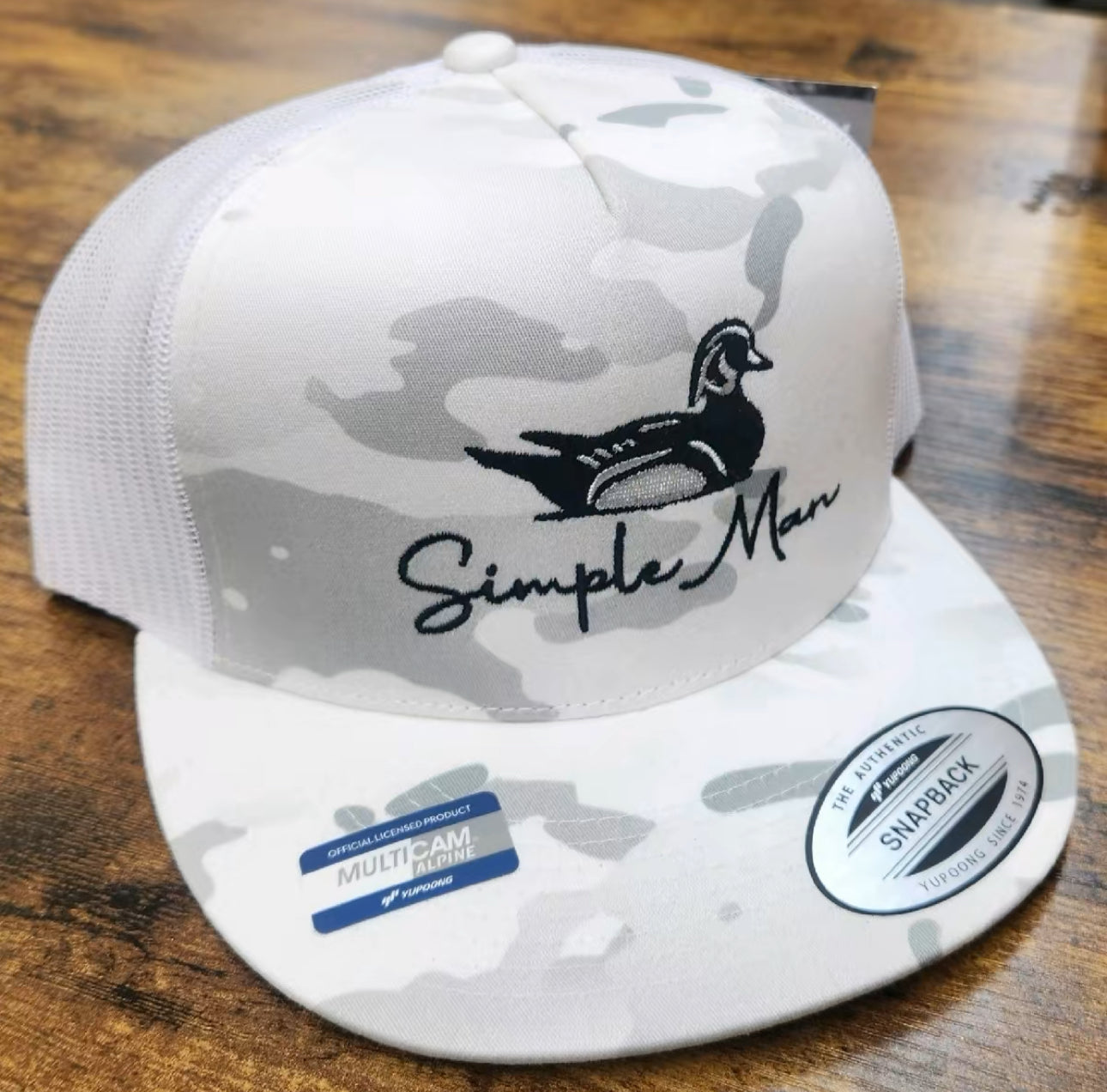 Gorra de camionero Simple Man - pato de madera