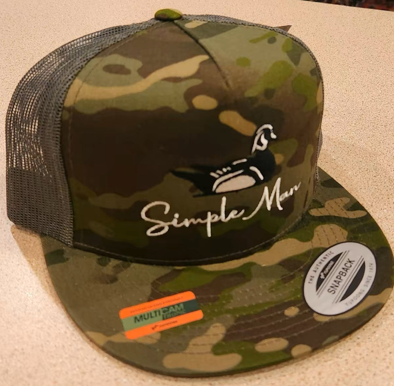 Gorra de camionero Simple Man - pato de madera