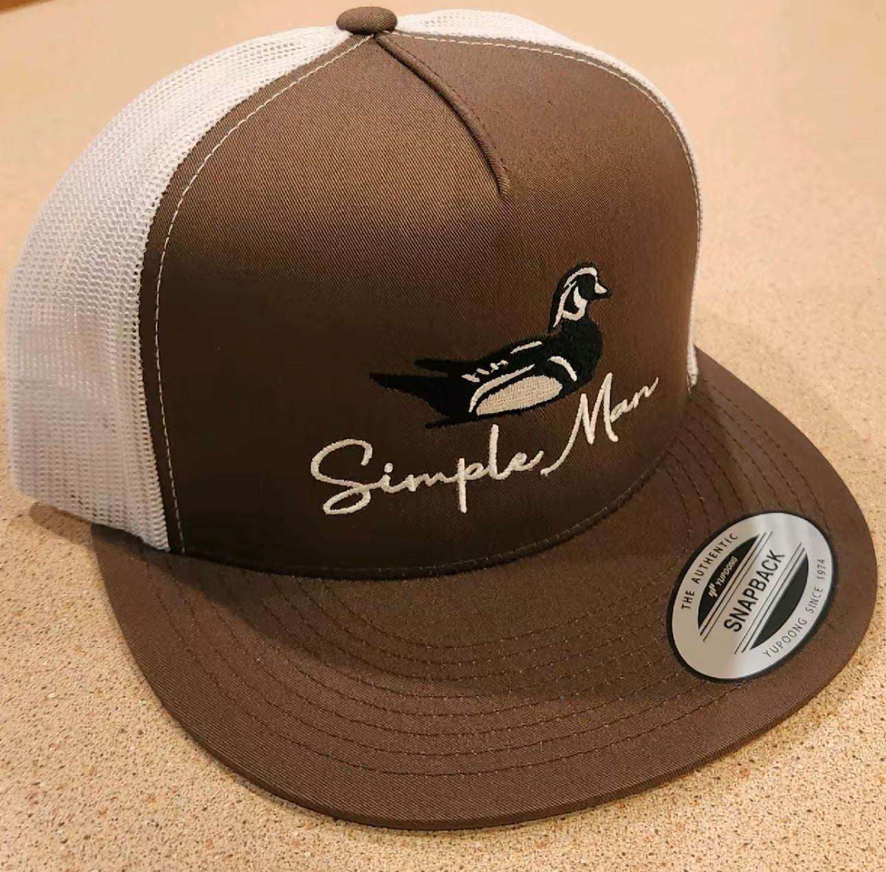 Simple Man trucker hat - wood duck