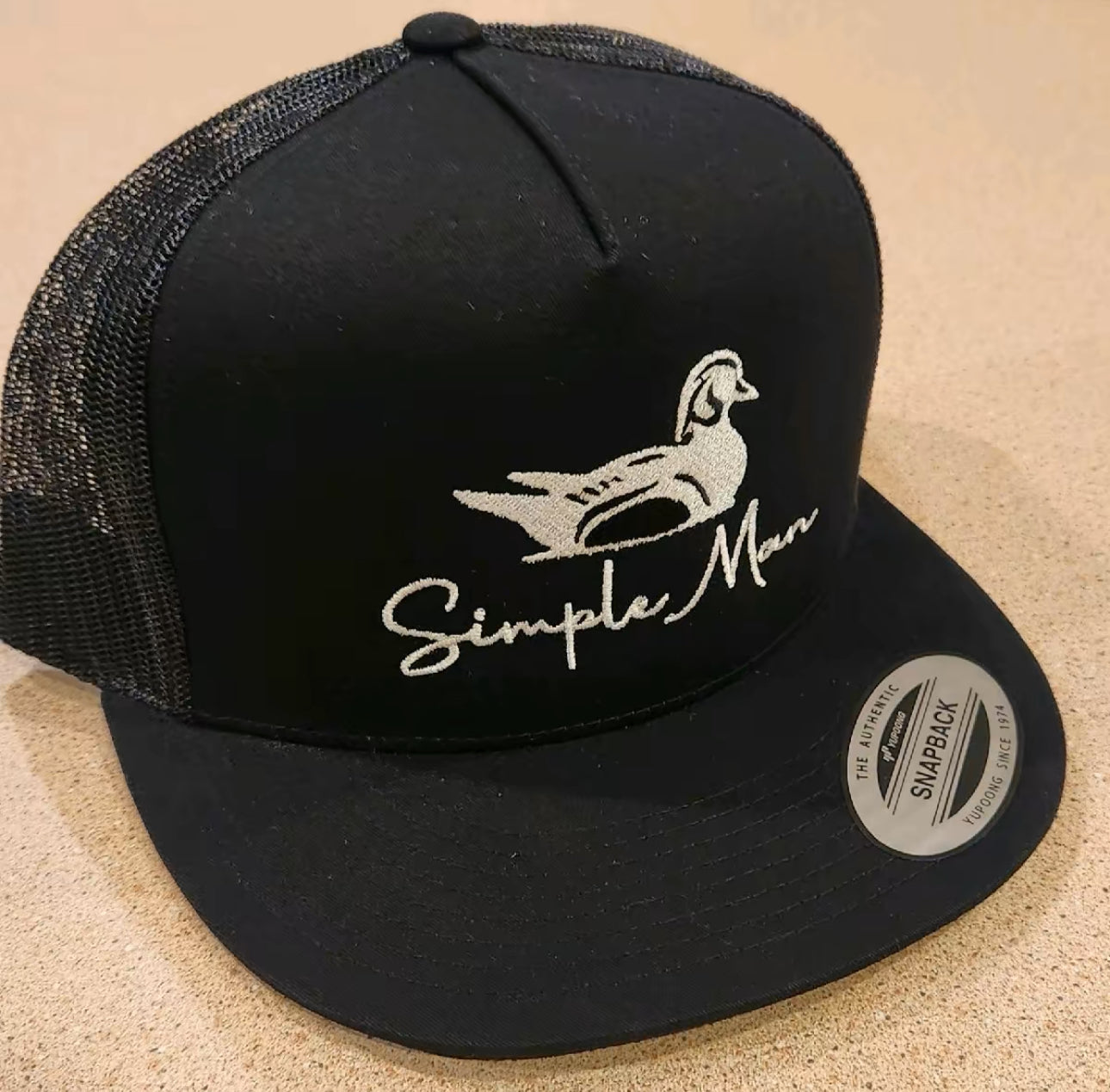 Simple Man trucker hat - wood duck