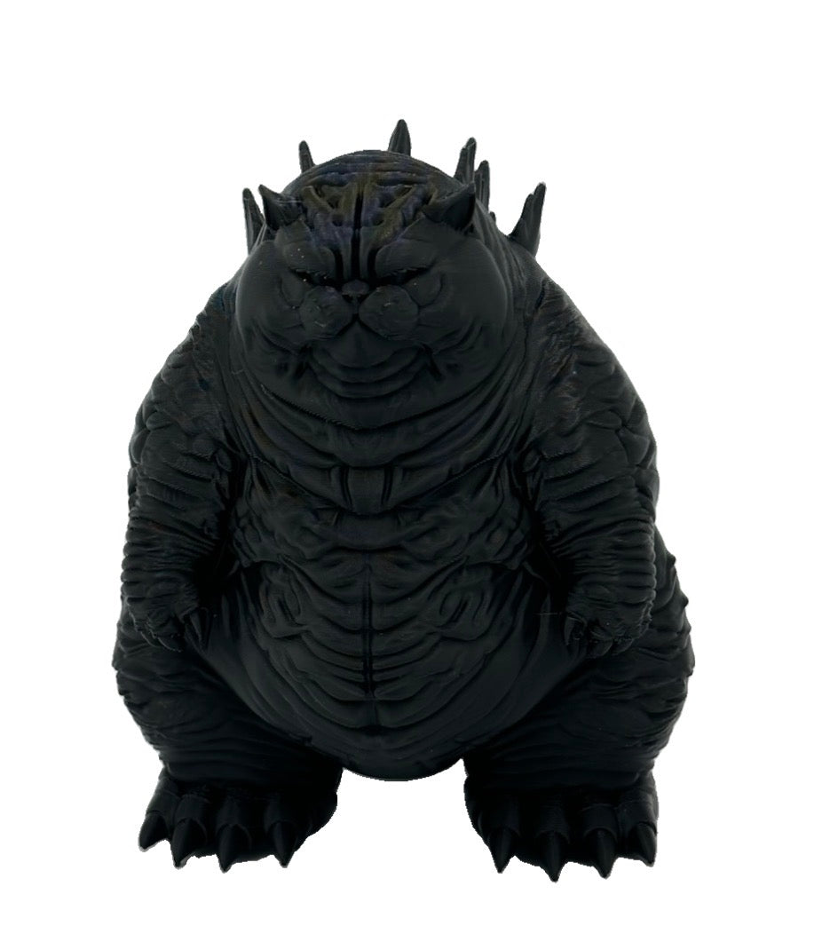 Catzilla Godzilla figurine