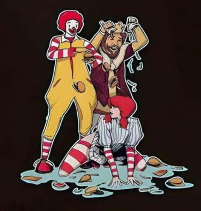 Fast Food Funny Mens T-Shirt Club Parody High Quality USA New Gift Tee Shirt