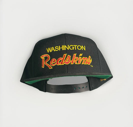 Retro Washington Redskins 6 Panel Snap Back Hat 90s Christmas