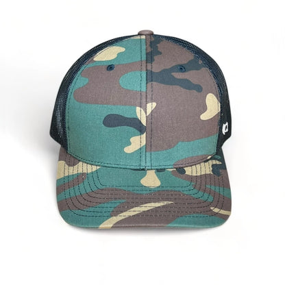 Embroidered with Nashville, TN - 3D Raised Embroidery - Cotton/Polyester Classic Trucker Fit - Adjustable Snap-back - Custom item not for resale.